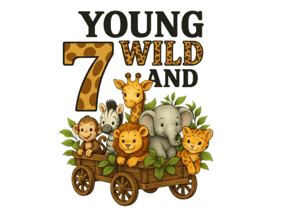 Download Safari 7th Birthday Jungle Animals PNG - Birthday Collection