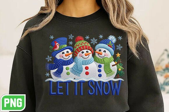 Download Preppy Let It Snow PNG - Premium Bundle