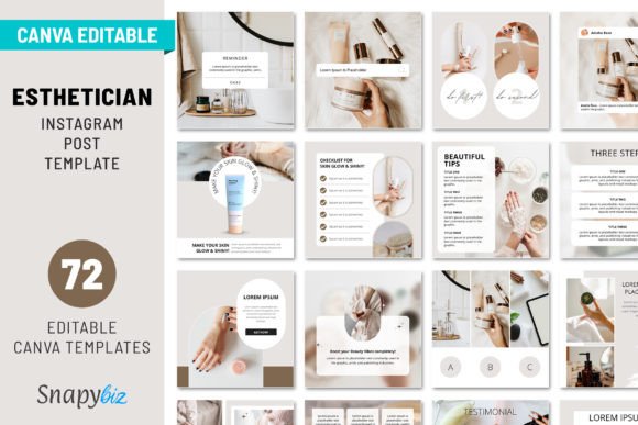Download Esthetician Instagram Post Template - Post Collection