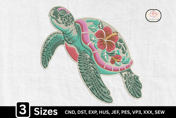 Download Tropical Ocean Floral Sea Turtle - Sea turtle Collection
