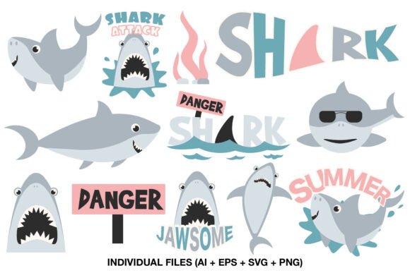 Download Shark Party Clipart for Kids Birthday - Birthday Collection
