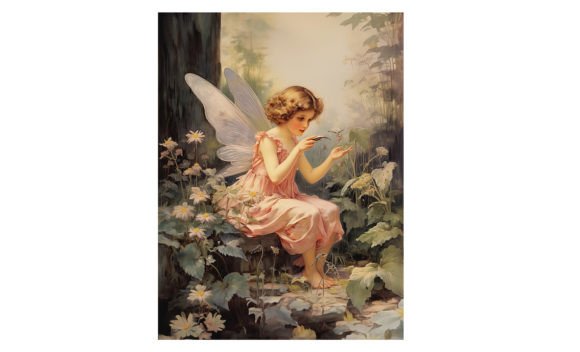 Download Baby Fairy, Forest Art Print Poster - Post Collection