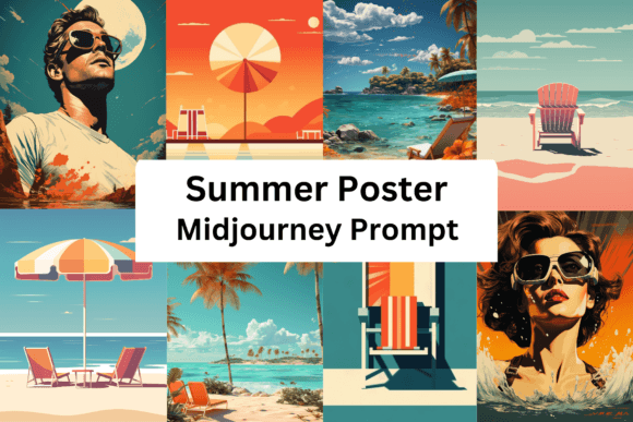 Download Midjourney Prompt for Summer Poster - Post Collection